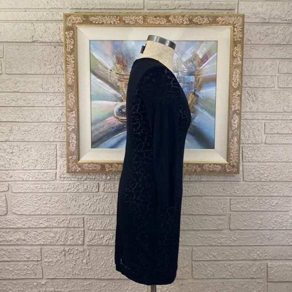 Nicole Miller Artelier Burn Out Giraffe Print Dress - Picture 4 of 13